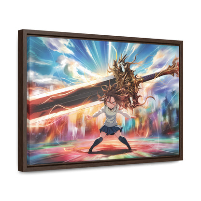 Blade of the Infinite Resolve - Gallery Canvas Wraps, Horizontal Frame