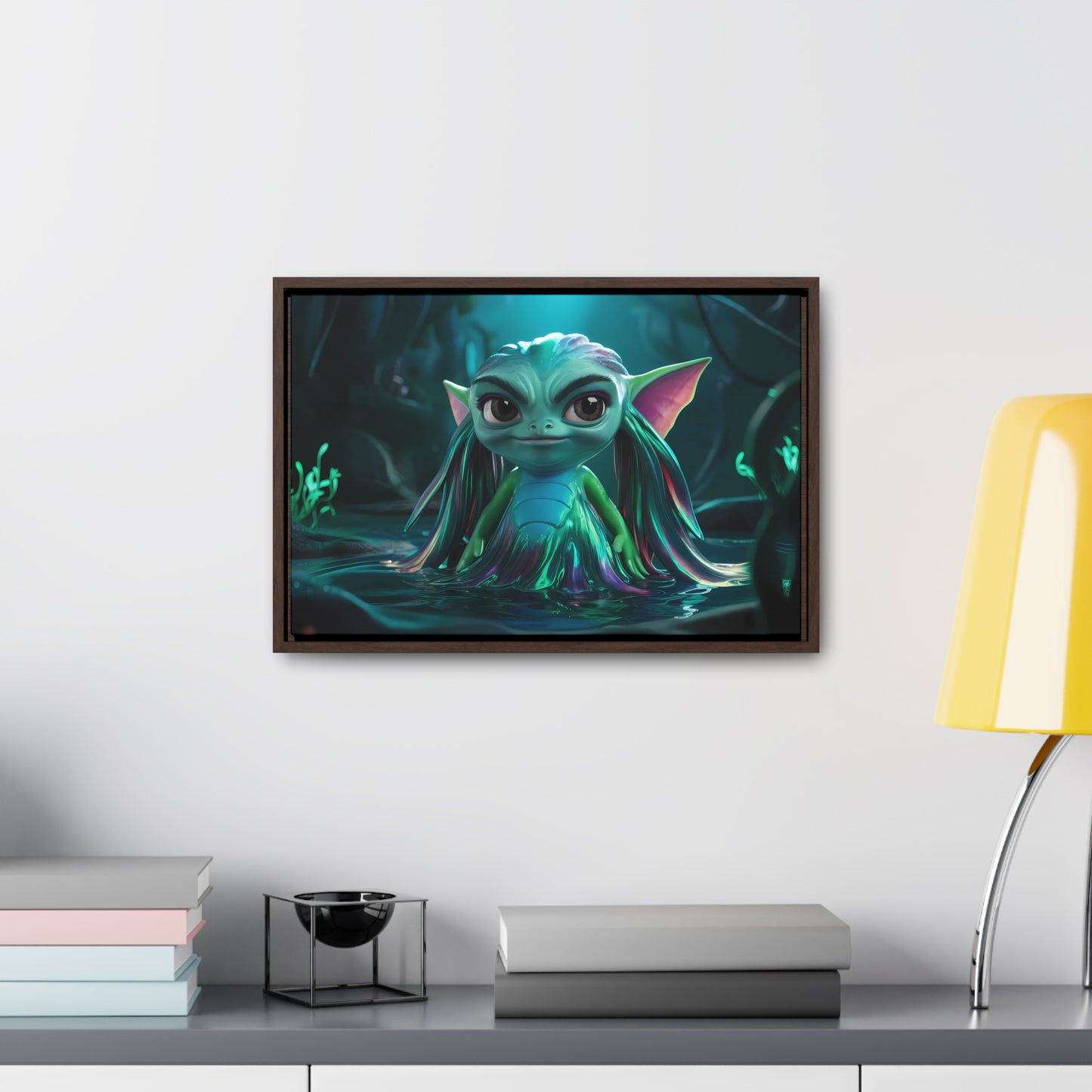 Guardian of the Enchanted Lagoon - Gallery Canvas Wraps, Horizontal Frame