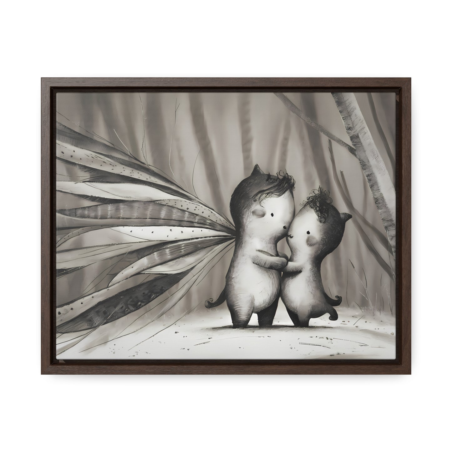 Whispers of the Forest - Gallery Canvas Wraps, Horizontal Frame