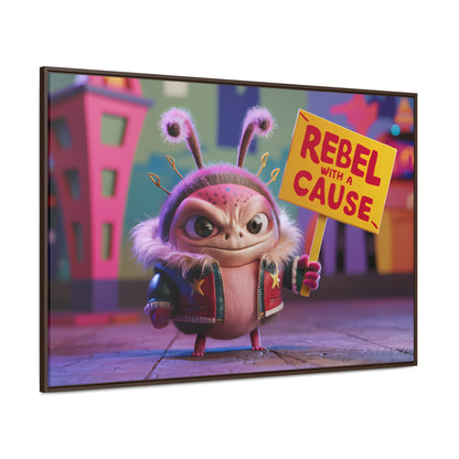 Rebel with a Cause - Gallery Canvas Wraps, Horizontal Frame