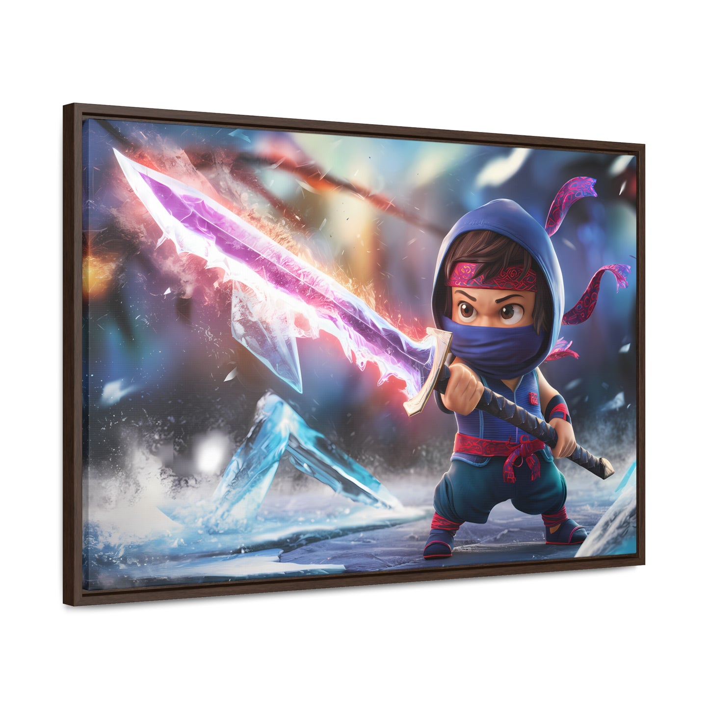 Blade of the Frozen Shadow - Gallery Canvas Wraps, Horizontal Frame