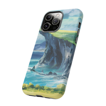 Anime Cliff by the Sea - Smartphone Tough Cases