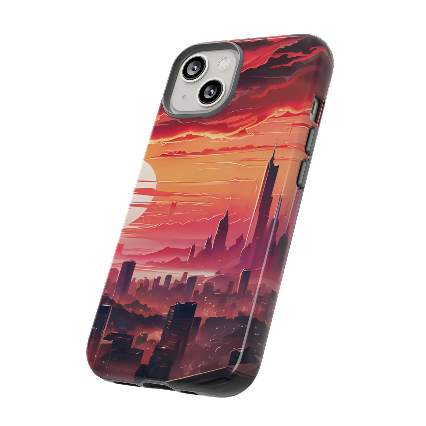 Anime City at Dawn - Smartphone Tough Cases