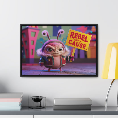 Rebel with a Cause - Gallery Canvas Wraps, Horizontal Frame