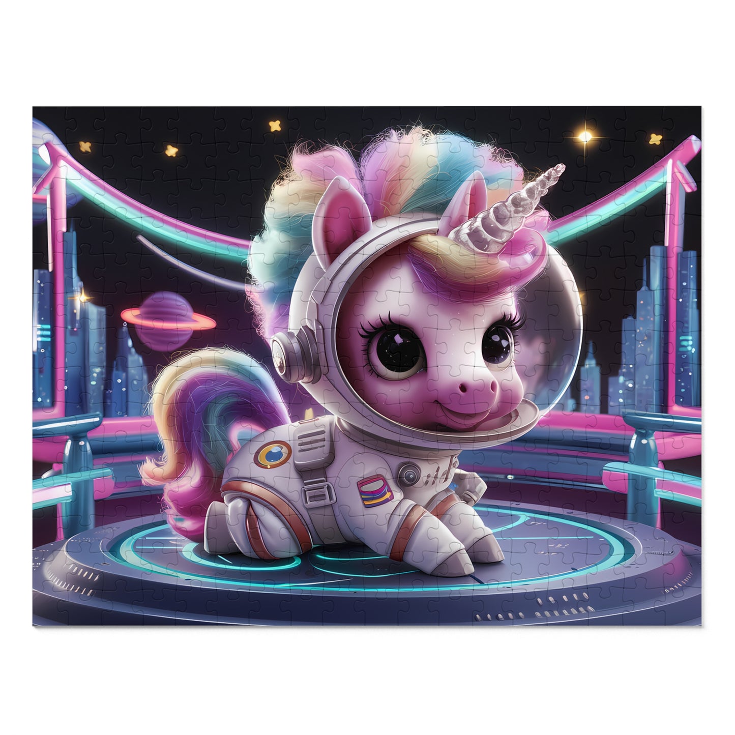 Galactic Unicorn Explorer - Jigsaw Puzzle (30, 110, 252, 500,1000-Piece)