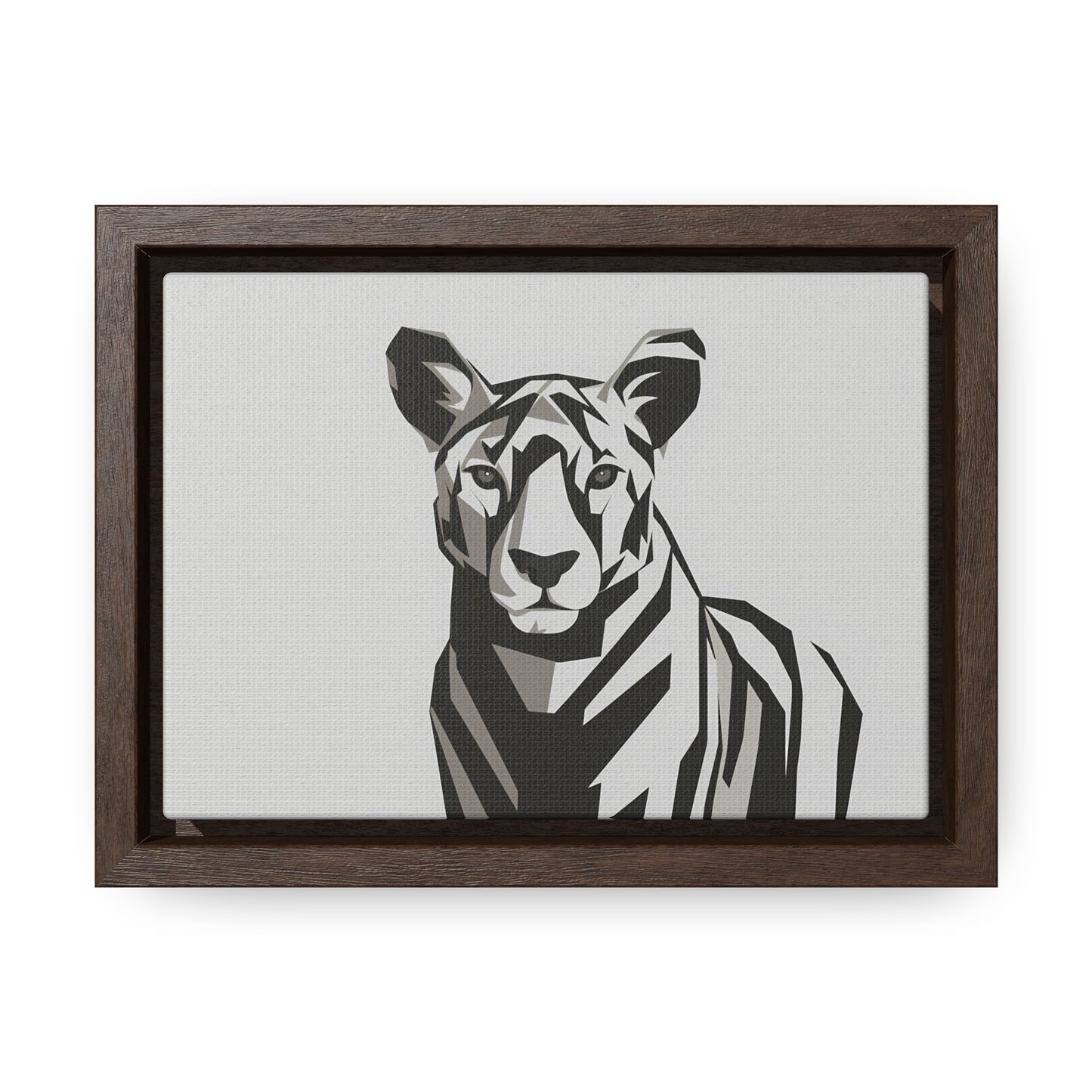 "Monochrome Majesty" - Gallery Canvas Wraps, Horizontal Frame