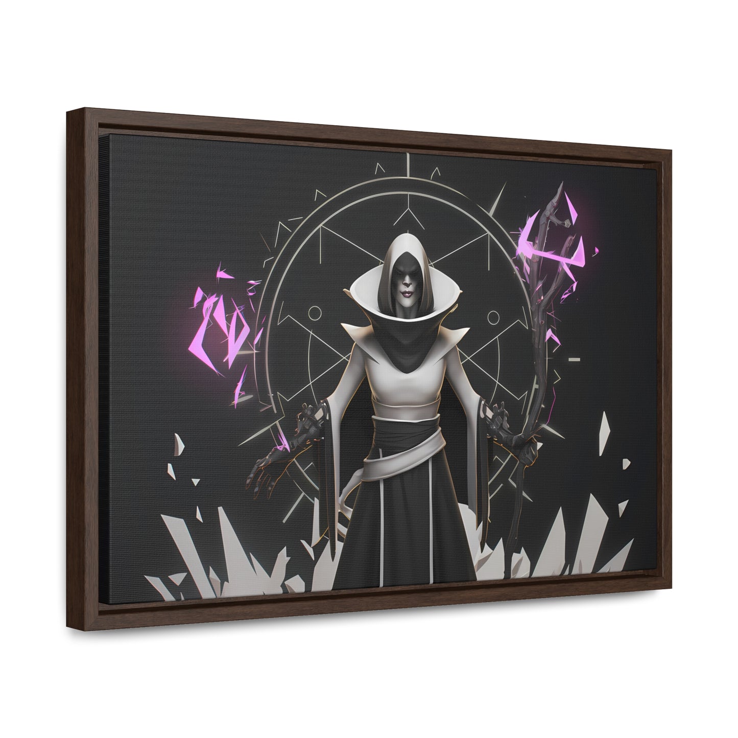 Veil of the Arcane Wraith - Gallery Canvas Wraps, Horizontal Frame