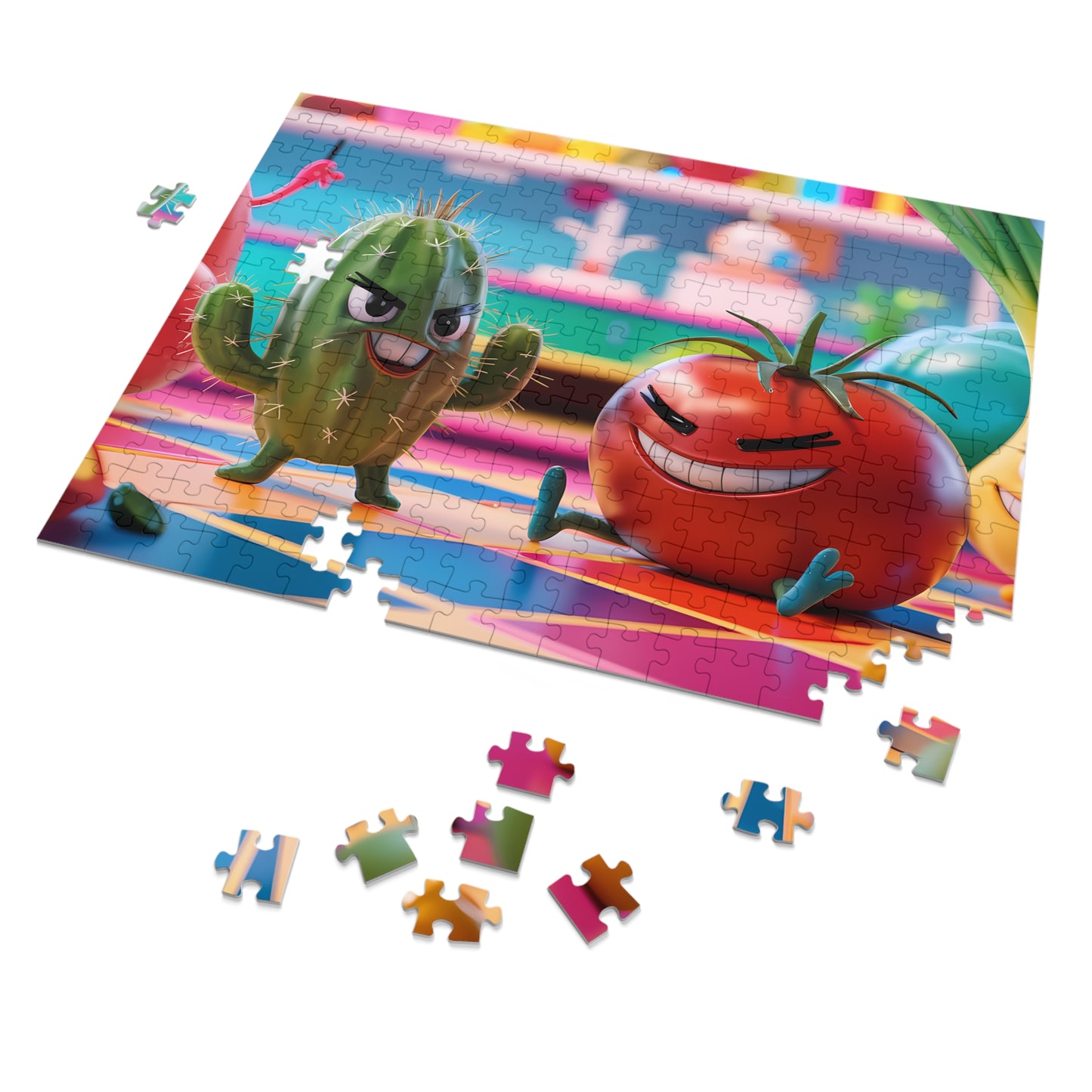 Battle of the Spicy Salsa Crew - Jigsaw Puzzle (30, 110, 252, 500,1000-Piece)