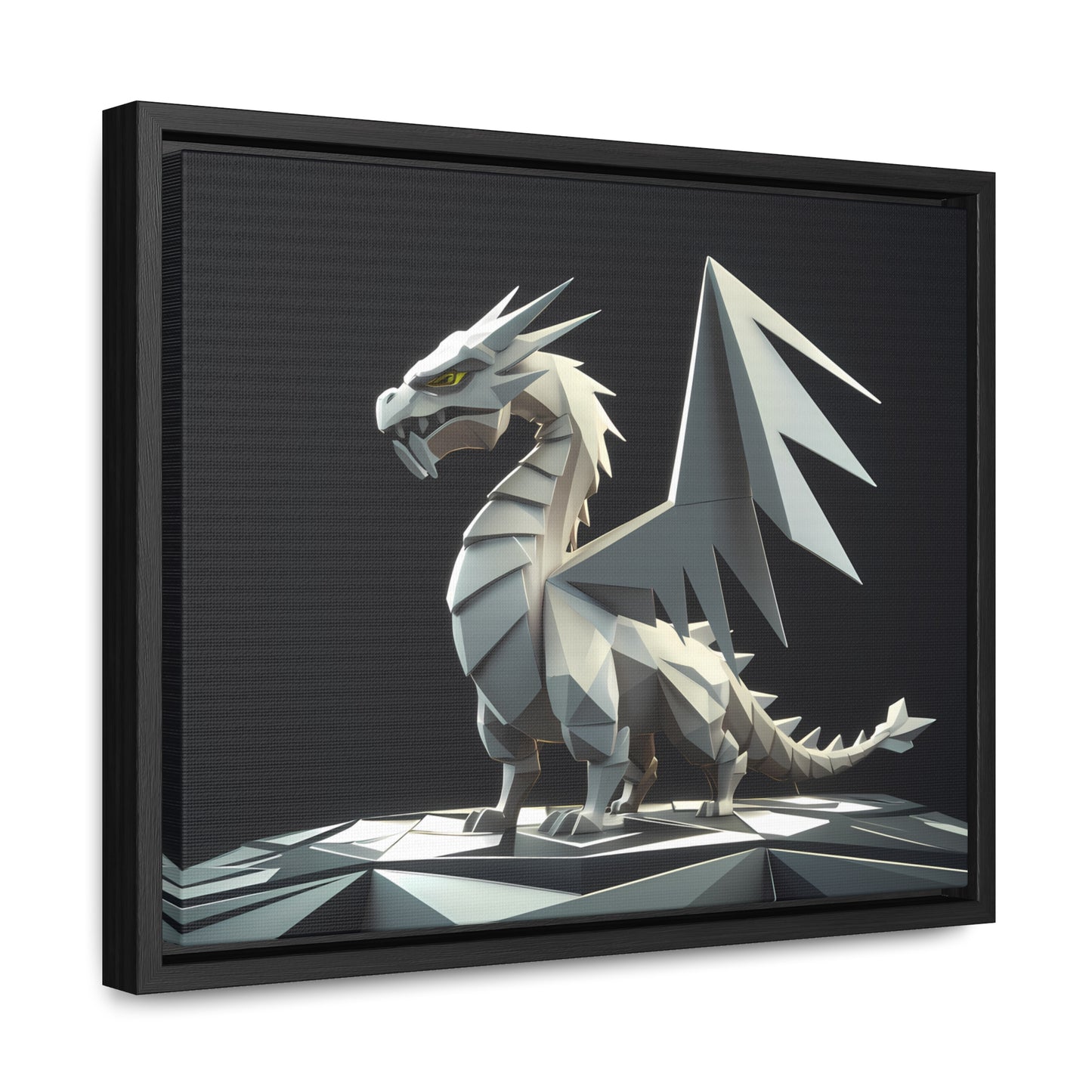 The Silver Sentinel - Gallery Canvas Wraps, Horizontal Frame