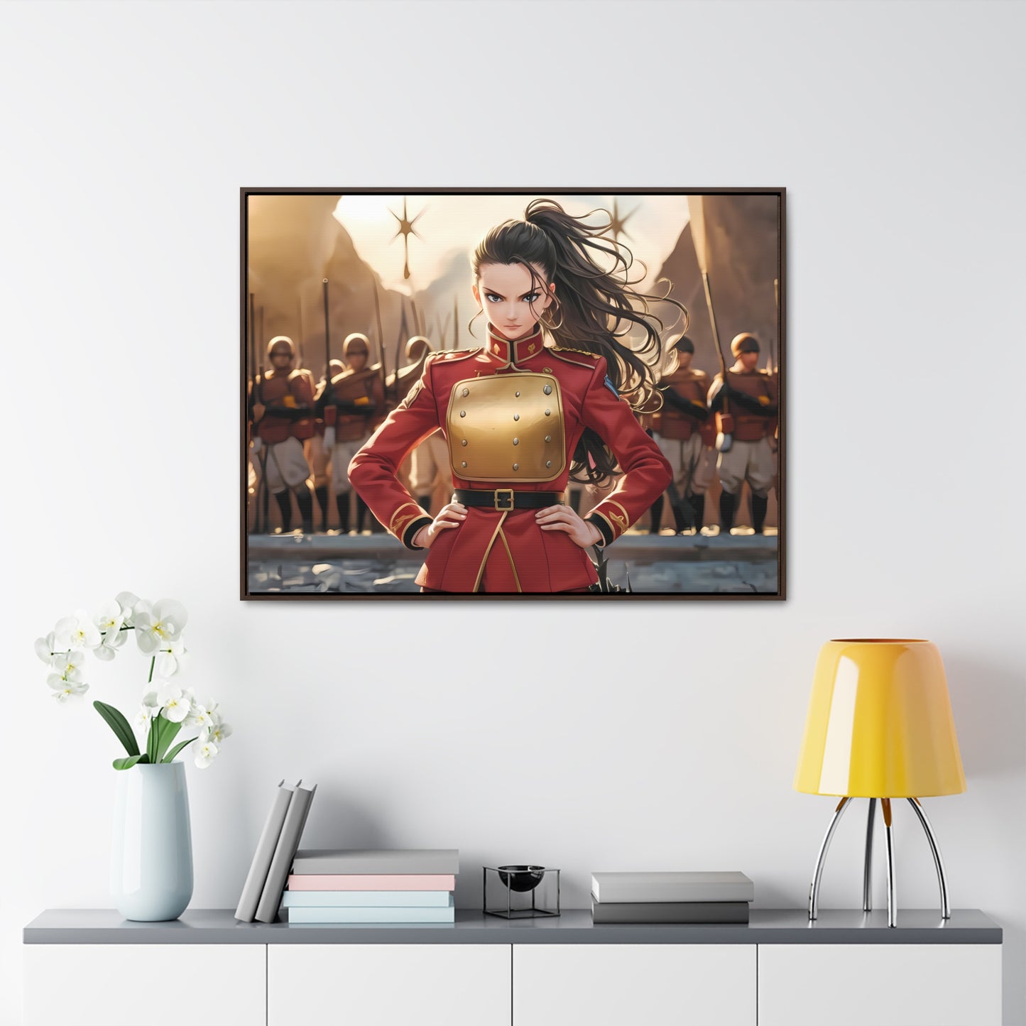 Commander of the Crimson Legion - Gallery Canvas Wraps, Horizontal Frame