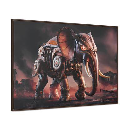 "Mechanized Titan of the Wasteland" - Gallery Canvas Wraps, Horizontal Frame