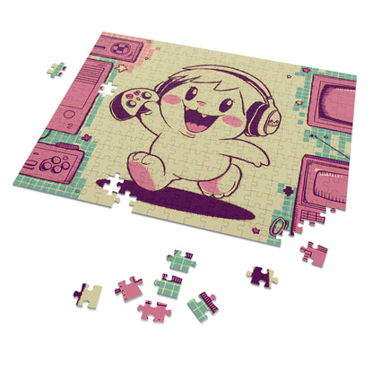 Retro Gaming Joy - Jigsaw Puzzle (30, 110, 252, 500,1000-Piece)