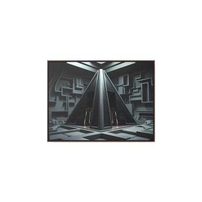 Sanctum of the Obsidian Pyramid - Gallery Canvas Wraps, Horizontal Frame