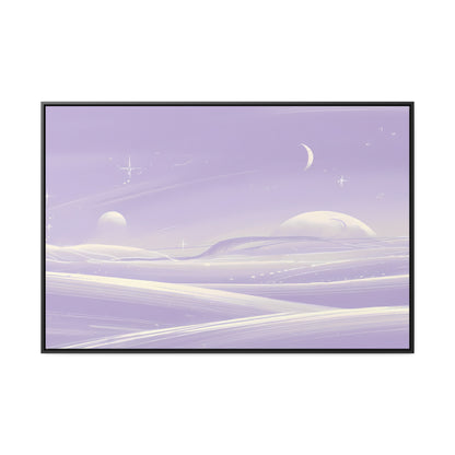 Ethereal Moonscape - Gallery Canvas Wraps, Horizontal Frame