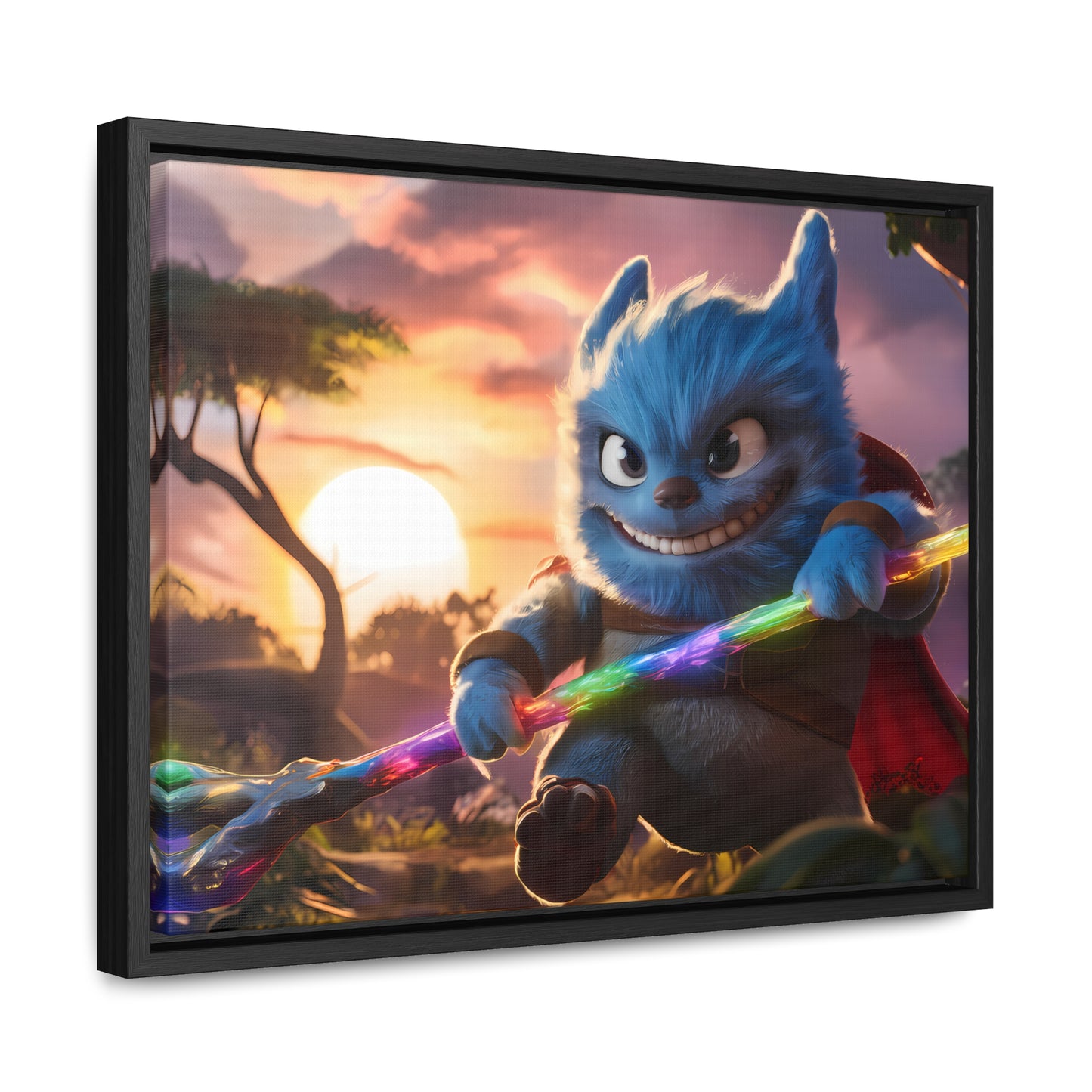 Guardian of the Enchanted Forest - Gallery Canvas Wraps, Horizontal Frame