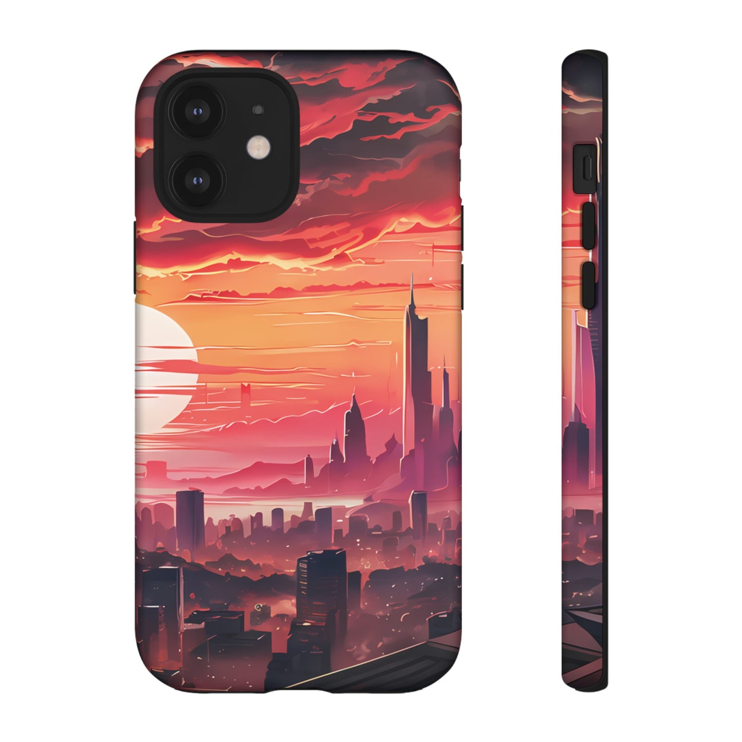 Anime City at Dawn - Smartphone Tough Cases