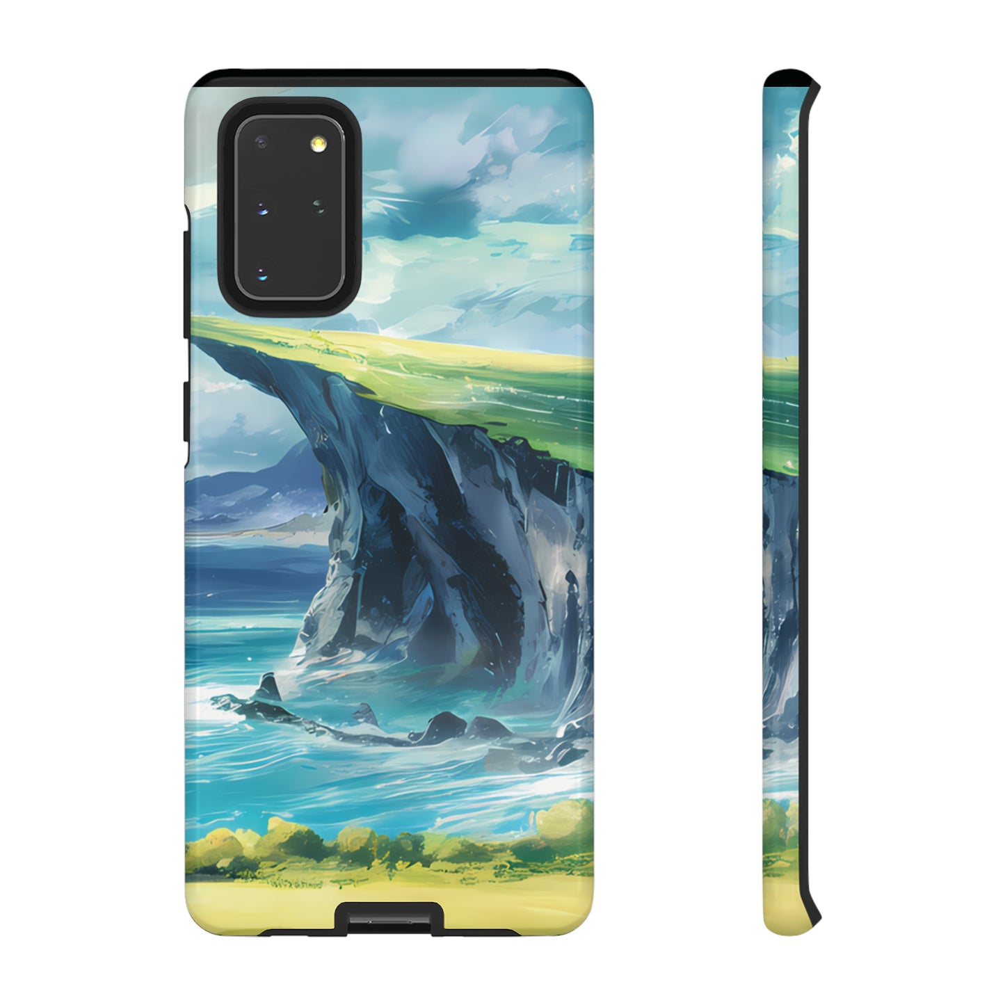 Anime Cliff by the Sea - Smartphone Tough Cases