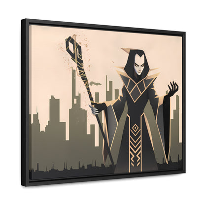 Shadow Sovereign of the Forsaken City - Gallery Canvas Wraps, Horizontal Frame