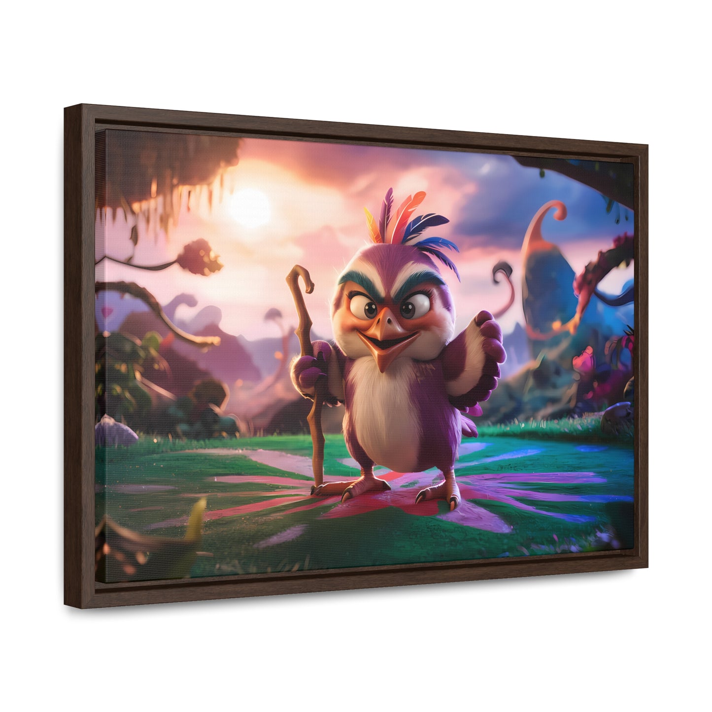 Guardian of the Enchanted Forest - Gallery Canvas Wraps, Horizontal Frame