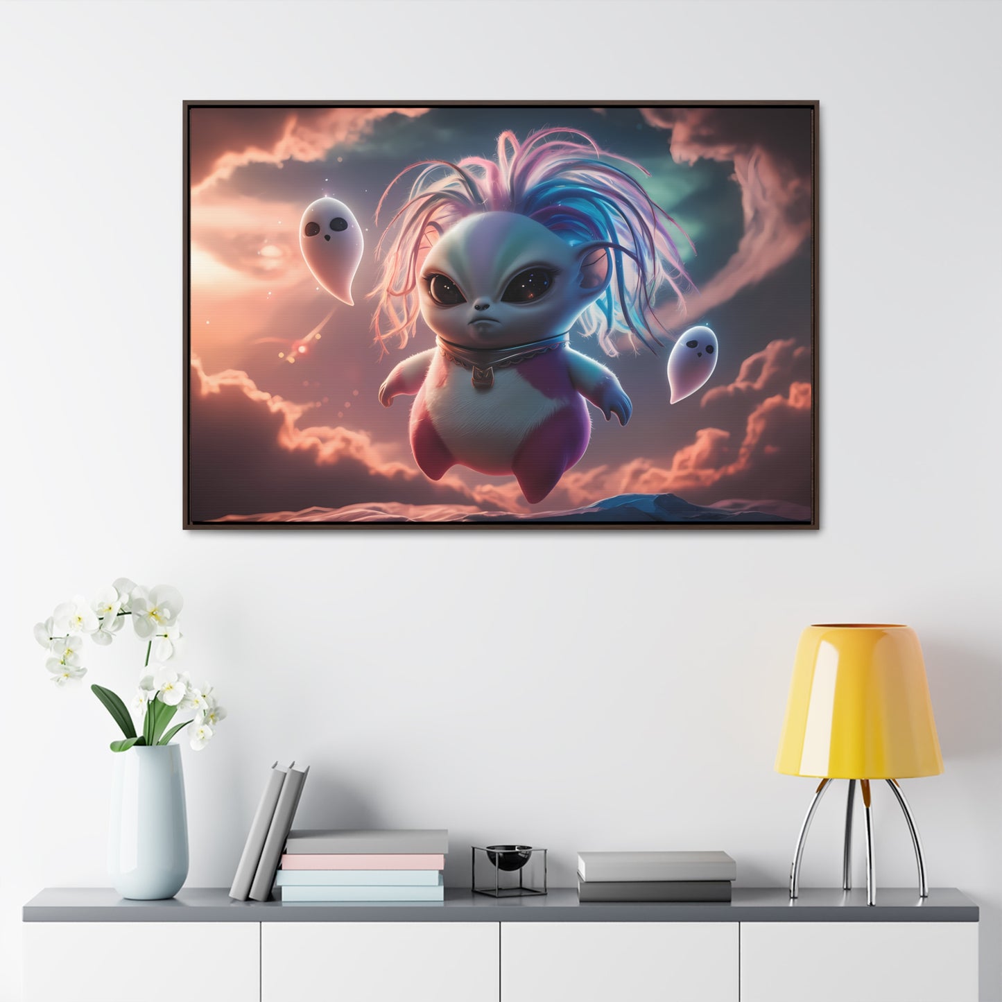 Guardian of the Twilight Spirits - Gallery Canvas Wraps, Horizontal Frame