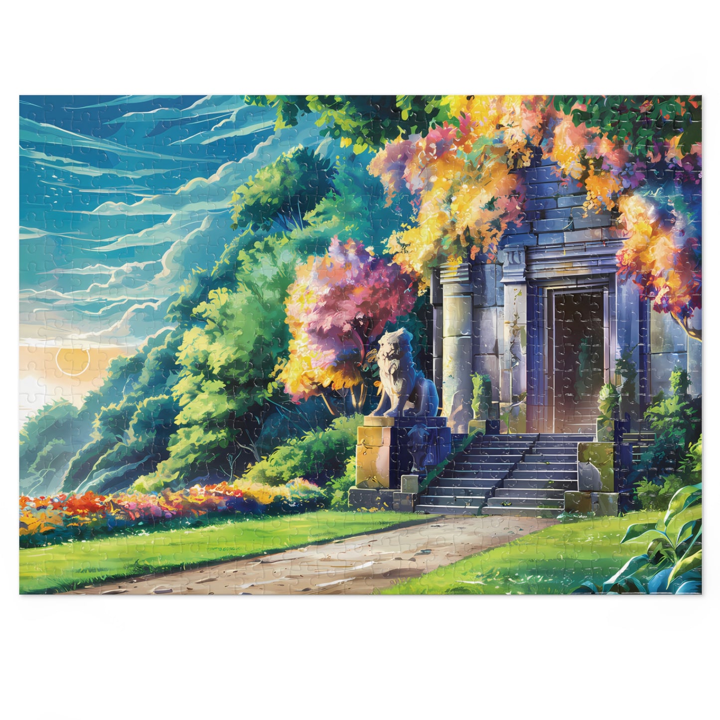 Anime Dungeon Entrance - Jigsaw Puzzle (30, 110, 252, 500,1000-Piece)