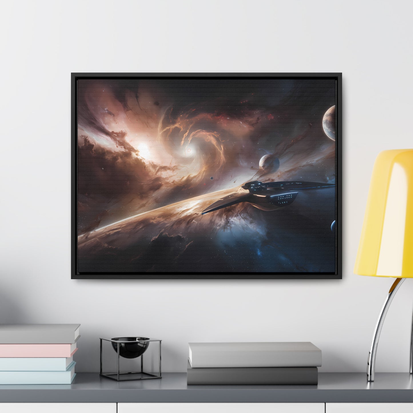 Voyage Through the Maelstrom of Stars - Gallery Canvas Wraps, Horizontal Frame