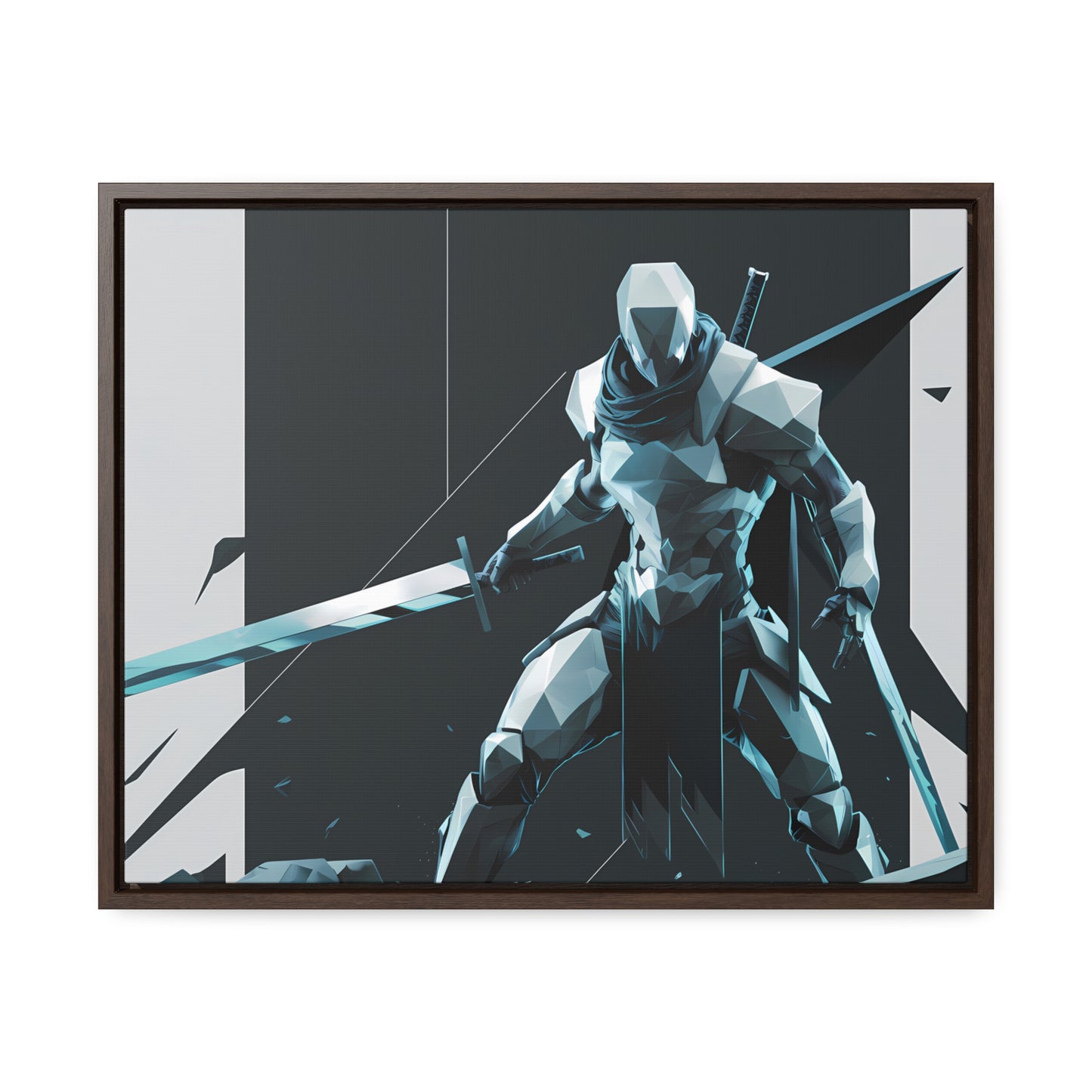 Blade of the Shattered Realm - Gallery Canvas Wraps, Horizontal Frame