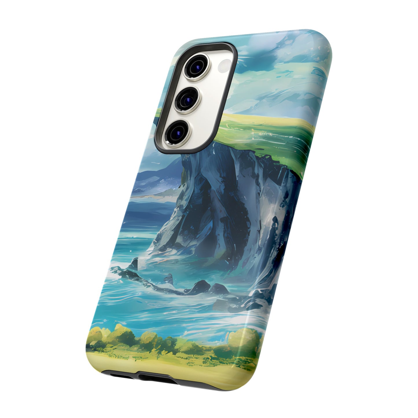 Anime Cliff by the Sea - Smartphone Tough Cases