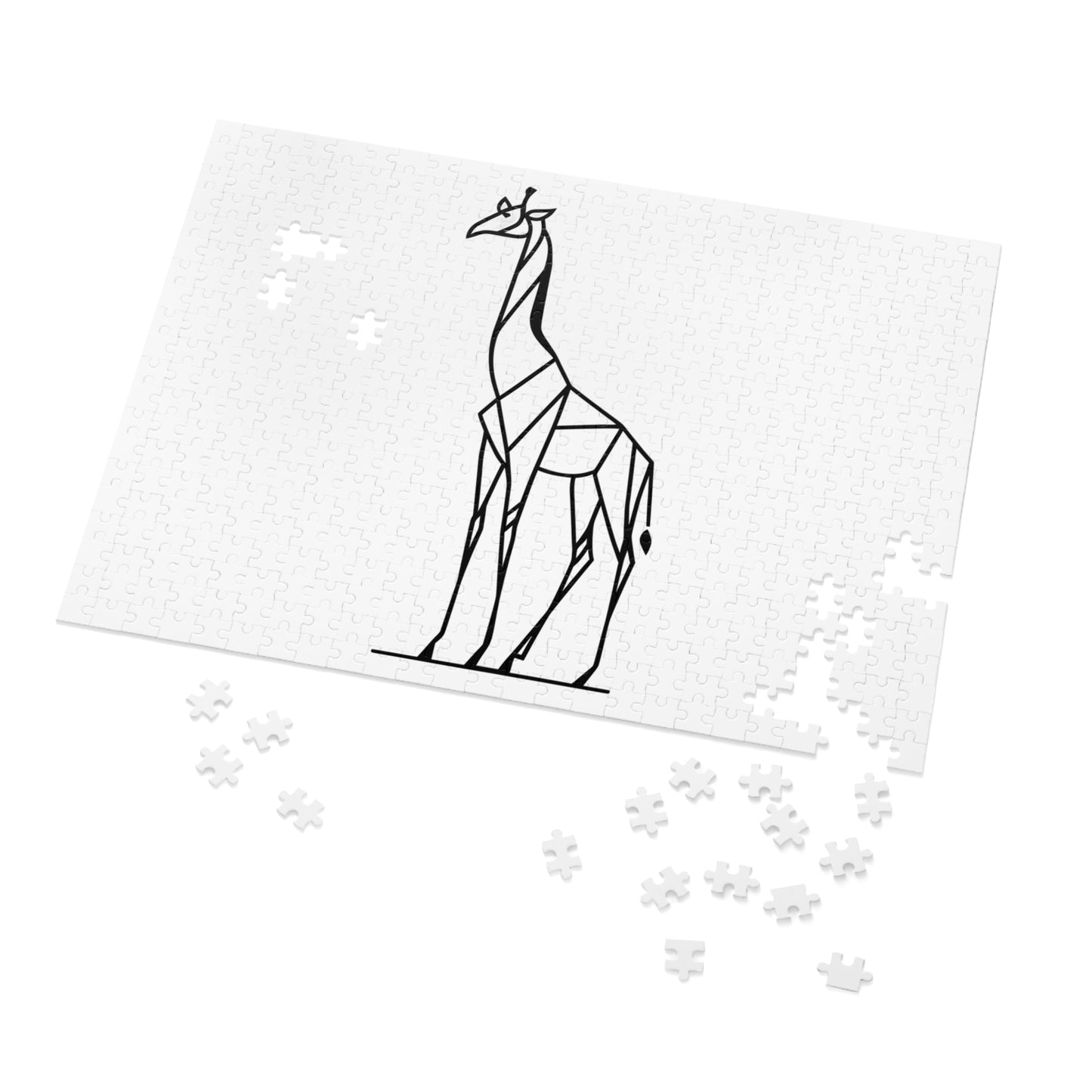 Geometric Giraffe - Jigsaw Puzzle (30, 110, 252, 500,1000-Piece)