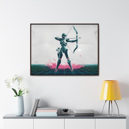 Digital Sentinel - Gallery Canvas Wraps, Horizontal Frame