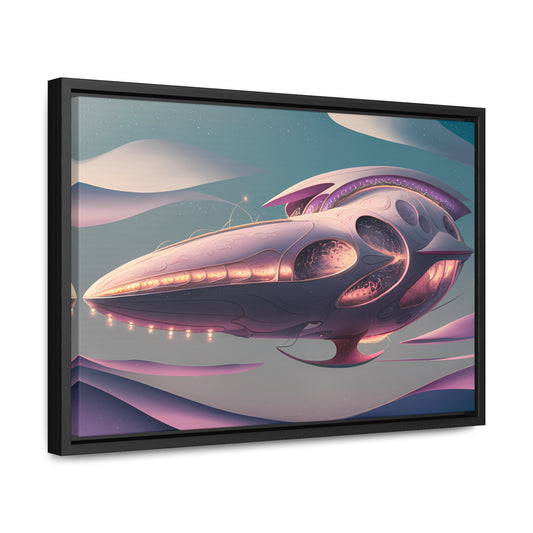 Voyage of the Celestial Whale - Gallery Canvas Wraps, Horizontal Frame