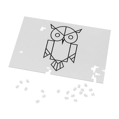 Geometric Owl Puzzle - Jigsaw Puzzle (30, 110, 252, 500,1000-Piece)