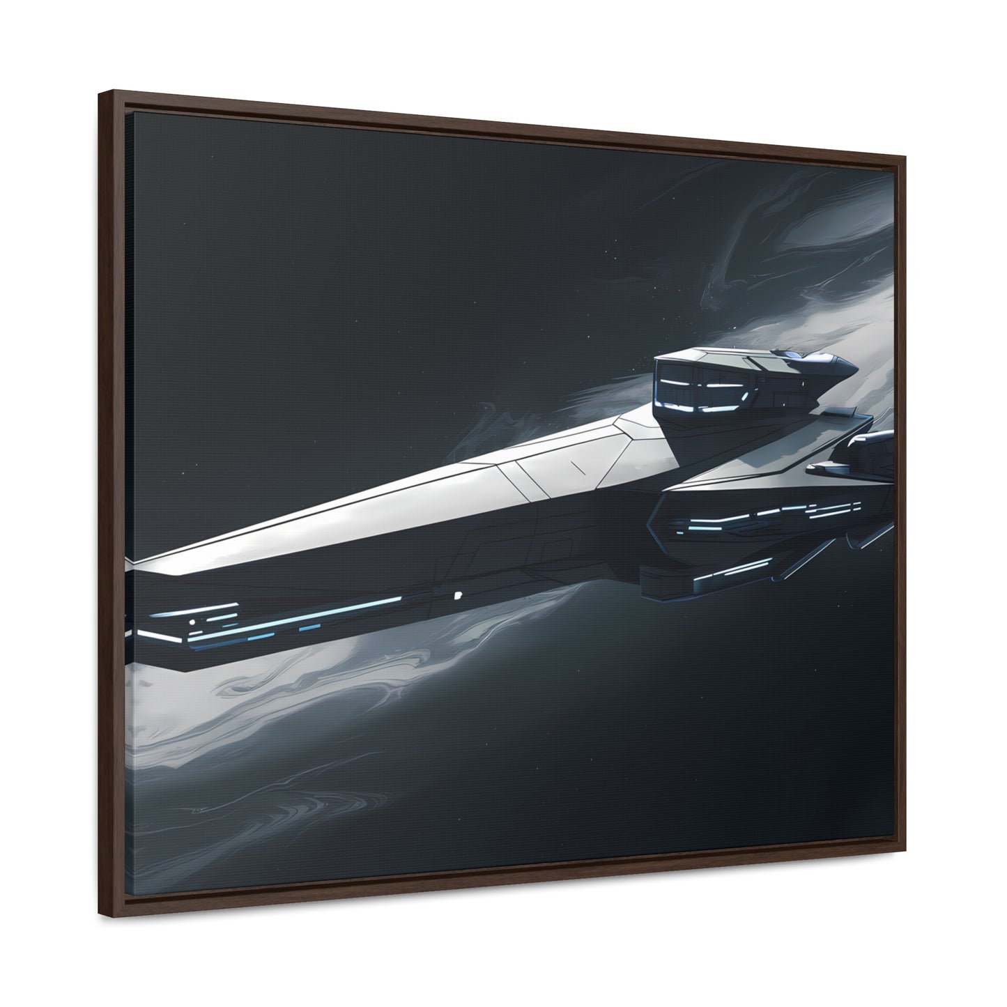 Starship of the Void - Gallery Canvas Wraps, Horizontal Frame