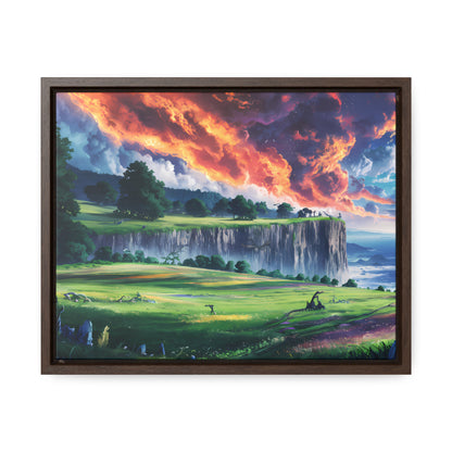 Edge of the Burning Sky - Gallery Canvas Wraps, Horizontal Frame