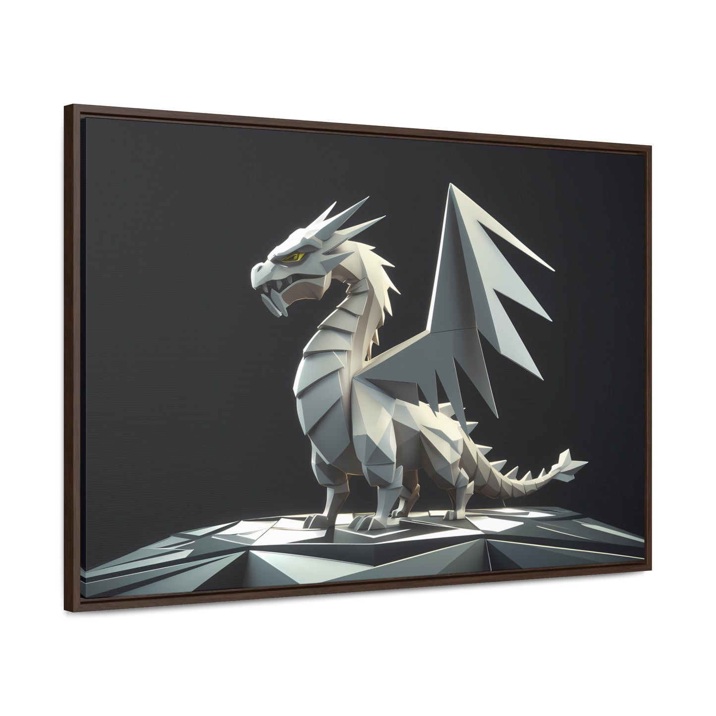 The Silver Sentinel - Gallery Canvas Wraps, Horizontal Frame