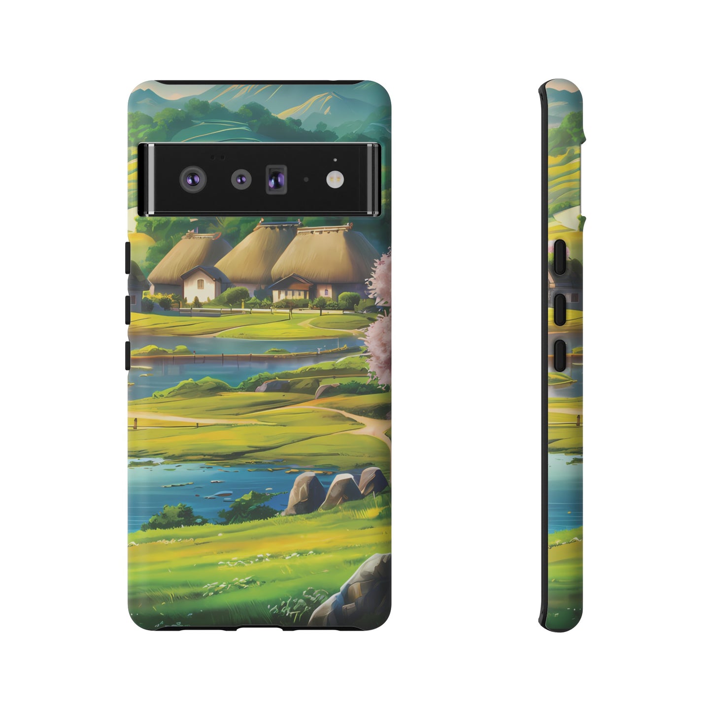 Idyllic Anime Village - Smartphone Tough Cases