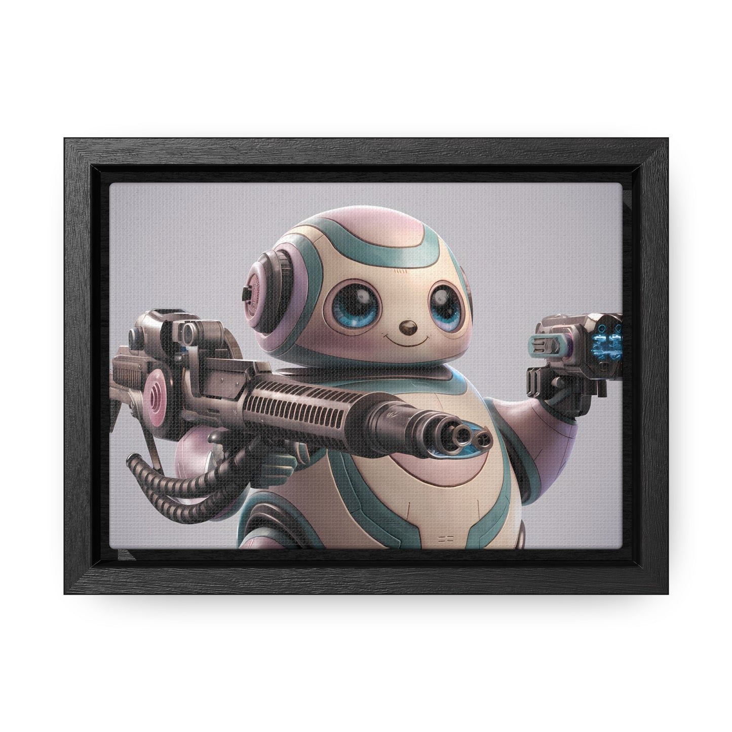 "Adorable Defender" - Gallery Canvas Wraps, Horizontal Frame