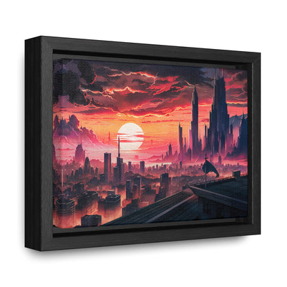 City of the Last Dawn - Gallery Canvas Wraps, Horizontal Frame