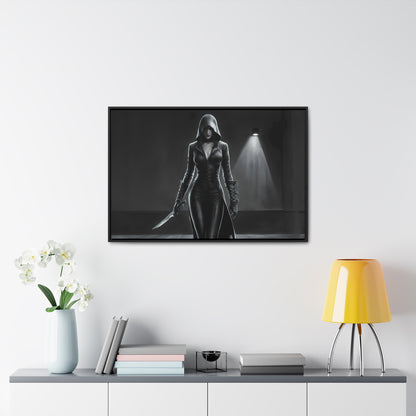 The Shadow's Blade - Gallery Canvas Wraps, Horizontal Frame