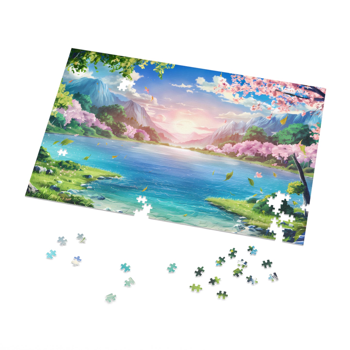 Serenity in Bloom - Jigsaw Puzzle (30, 110, 252, 500,1000-Piece)