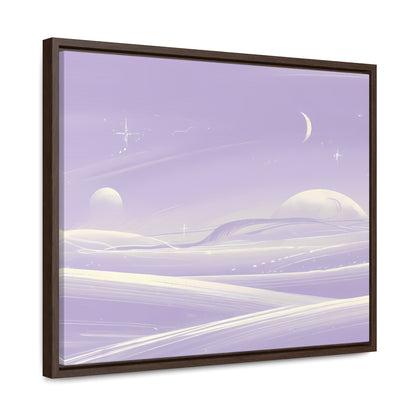 Ethereal Moonscape - Gallery Canvas Wraps, Horizontal Frame