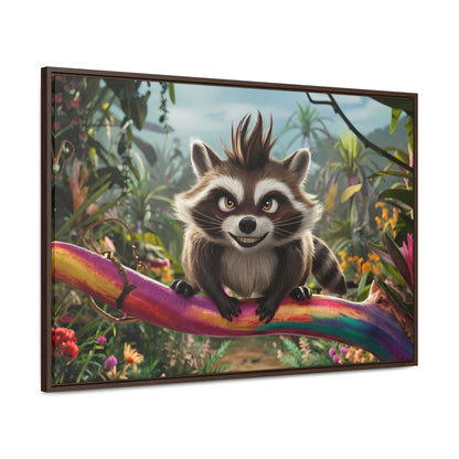 Jungle Mischief - Gallery Canvas Wraps, Horizontal Frame