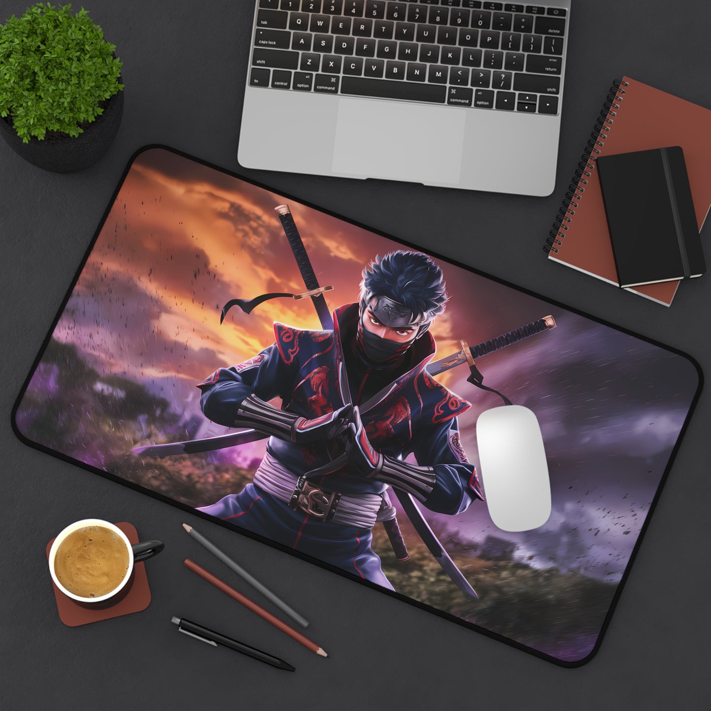 Shadow of the Crimson Blade - Desk Mat