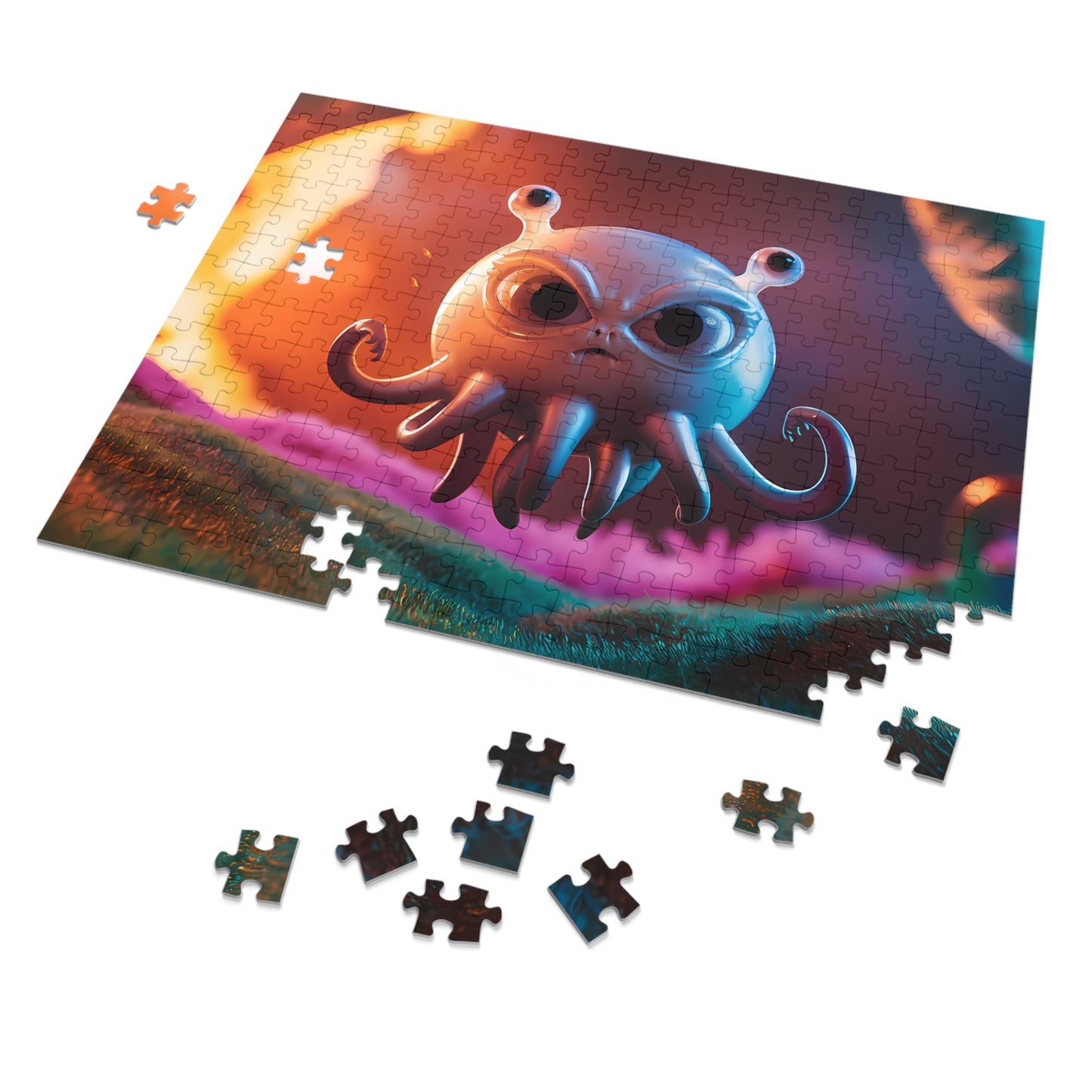 "Galactic Squid Overlord" - Jigsaw Puzzle (30, 110, 252, 500,1000-Piece)