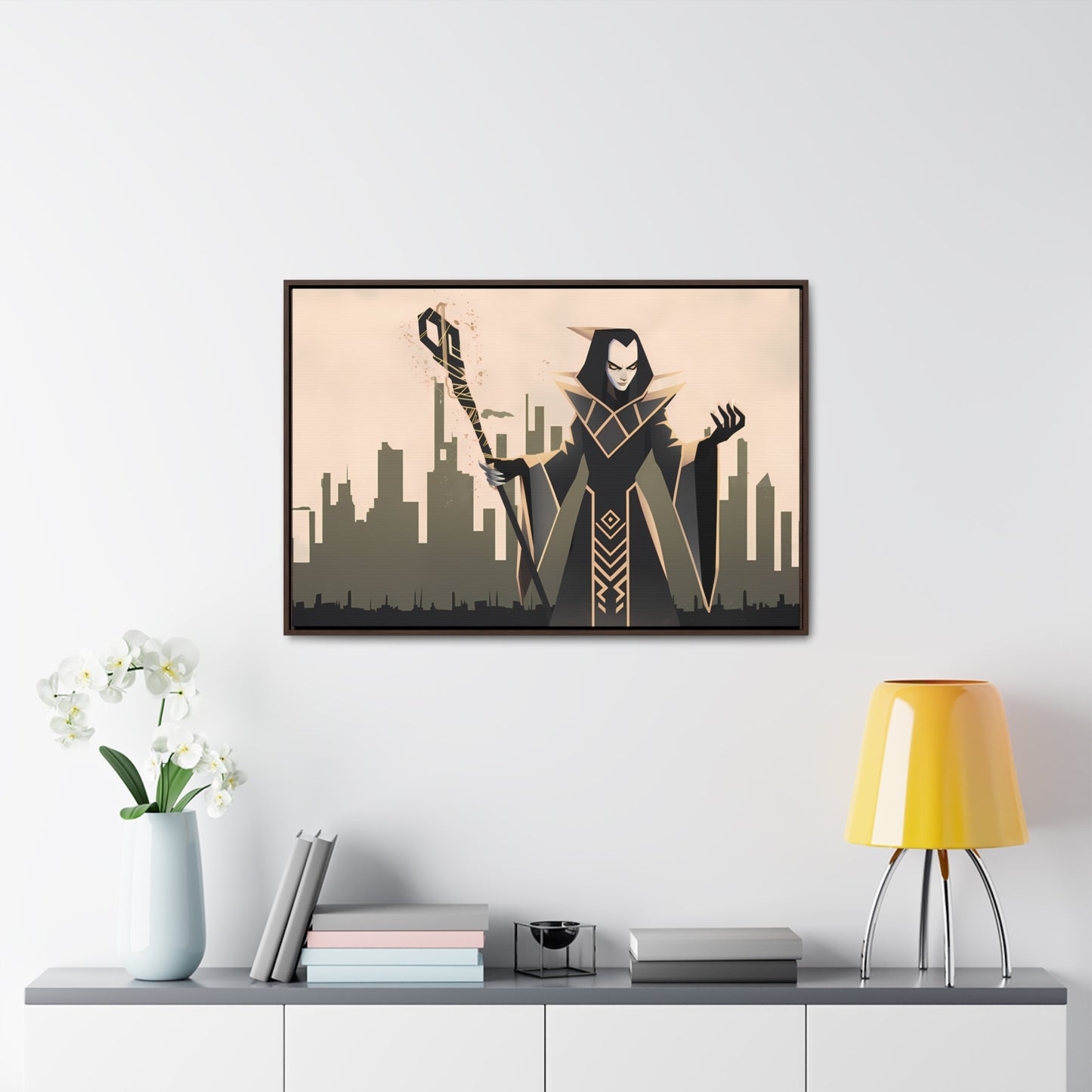 Shadow Sovereign of the Forsaken City - Gallery Canvas Wraps, Horizontal Frame