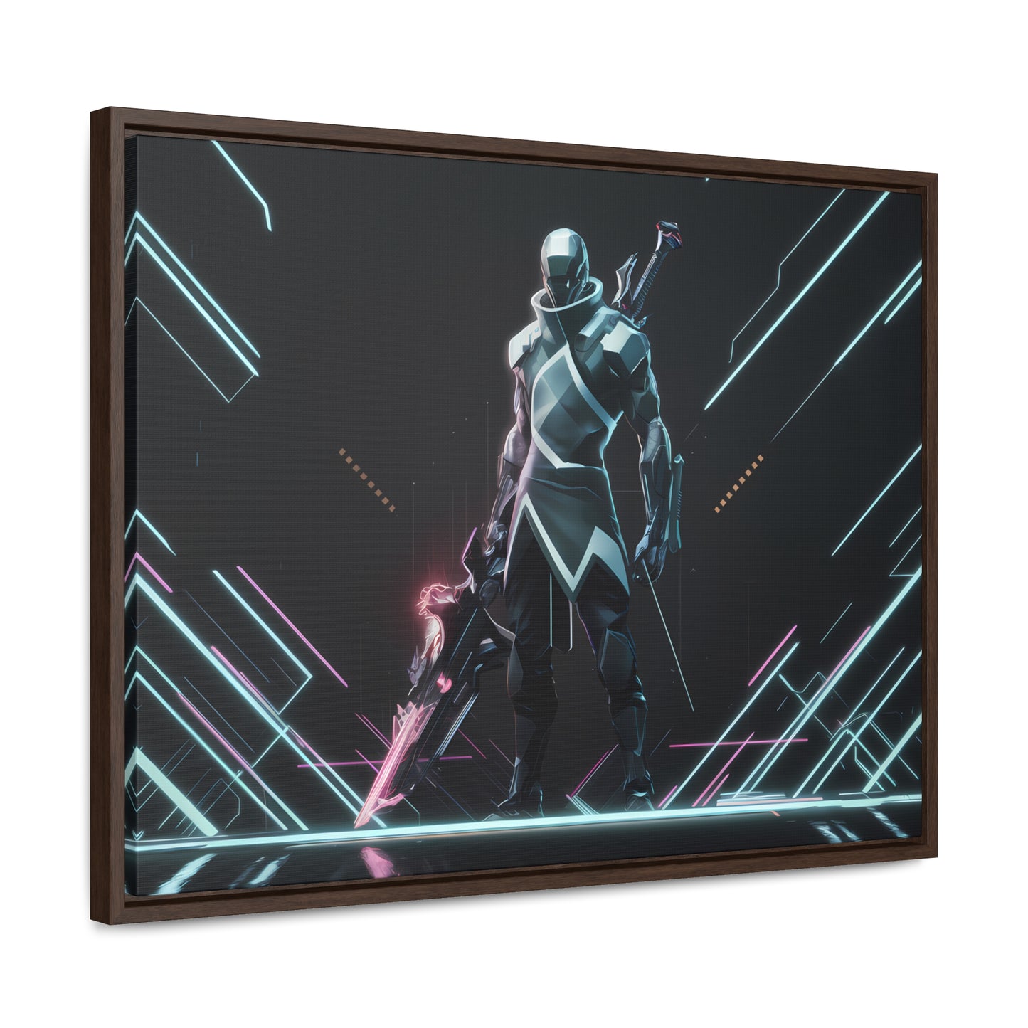 Cybernetic Vanguard - Gallery Canvas Wraps, Horizontal Frame