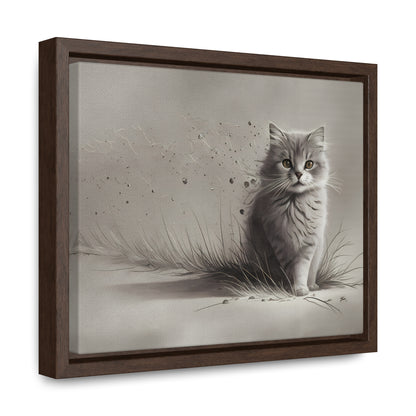 Whiskers in the Wind - Gallery Canvas Wraps, Horizontal Frame