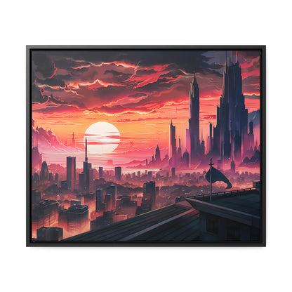 City of the Last Dawn - Gallery Canvas Wraps, Horizontal Frame