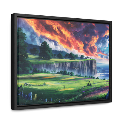 Edge of the Burning Sky - Gallery Canvas Wraps, Horizontal Frame