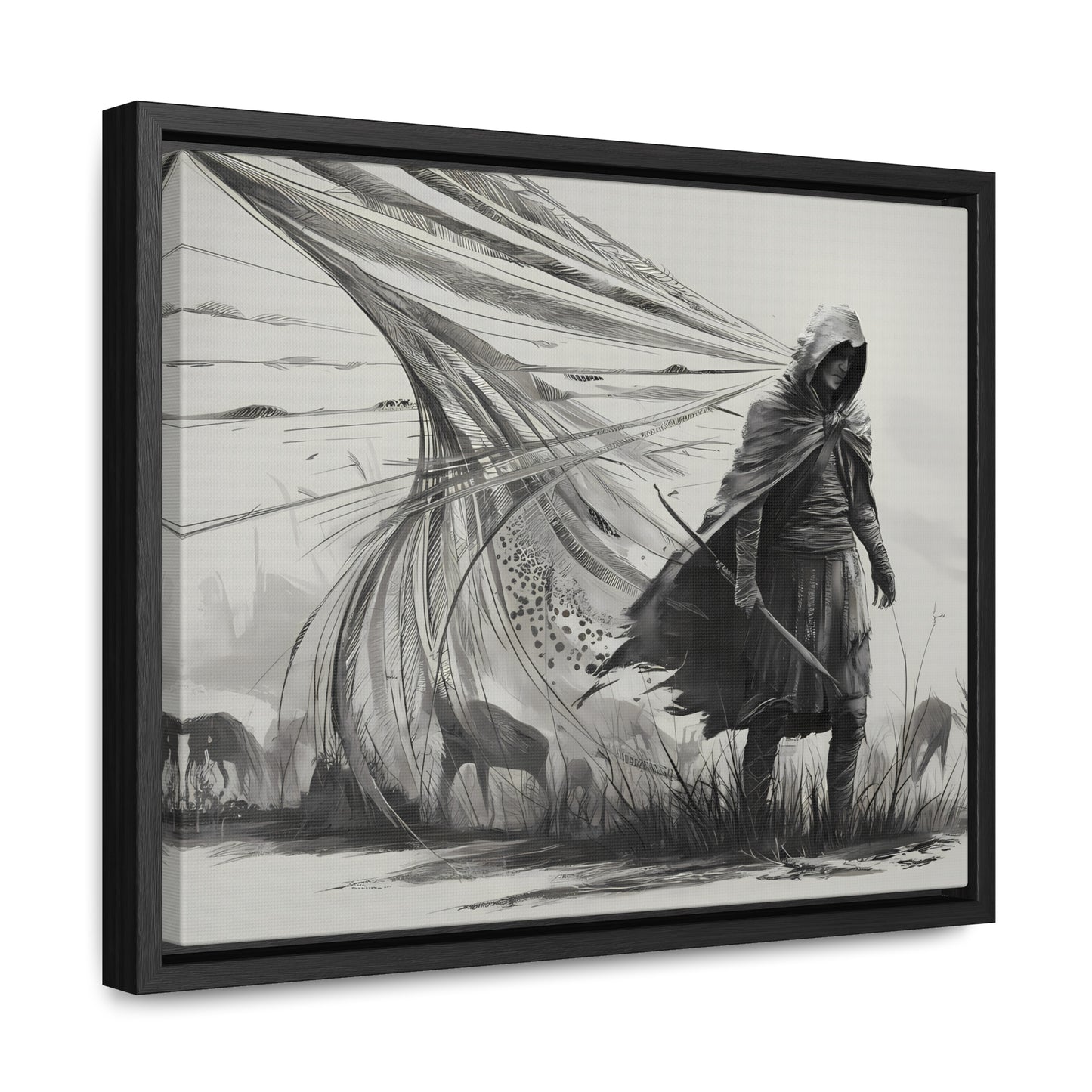 Whispers of the Windwalker - Gallery Canvas Wraps, Horizontal Frame